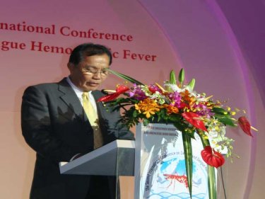 The first day of the dengue fever conference opens