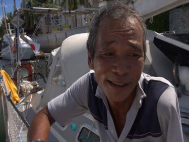 Japanese yachtsman Akito Yonago on Emu II in Phuket