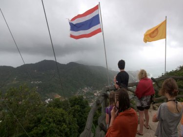 Wicked weather whipping this way: Phuket's Big Buddha today