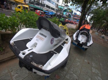 Phuket's tuk-tuks and jet-skis: both subjects of crisis talks