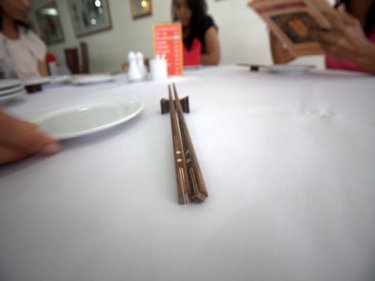 Chopsticks at the ready in Phuket's Hong Kong restaurant