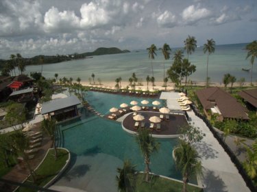 Plenty of space by the pool for guests at Phuket's new Radisson Plaza