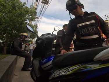 One of two policemen involved in the Phuket park shooting