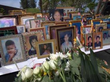 Tsunami memories, 2008: Nam Khem, young faces mourned