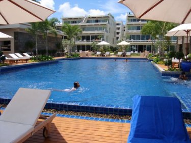 The communal pool at Serenity Terraces Resort, Rawai, Phuket