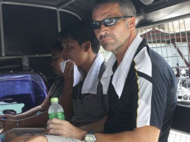 Michael Pollmeier, 46, who was arrested on Phuket on Sunday