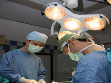 Surgeons at work at Phuket International Hospital