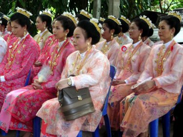 Phuket brides at a Baba wedding: plenty of culture on display