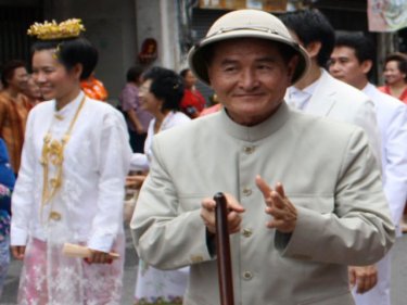 Phuket Governor Wichai Praisa-ngob, all dressed up for the street parade