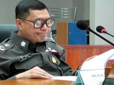 Phuket Police Commander Major General Pekad Tantipong today