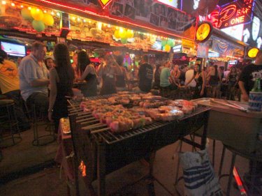 Yes, Soi Bangla really becomes a meat market with a bar bq. Patong's famous walking street is changing character quickly