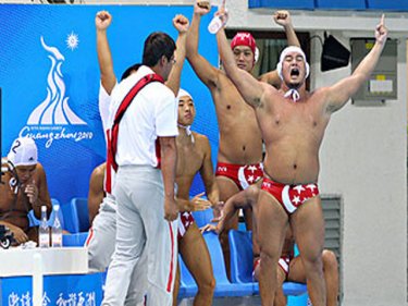 Waving the Singapore Sling flag: Aussies call costumes ''budgie smugglers''