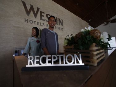 Formally open . . . the Westin Siray Bay Resort and Spa Phuket