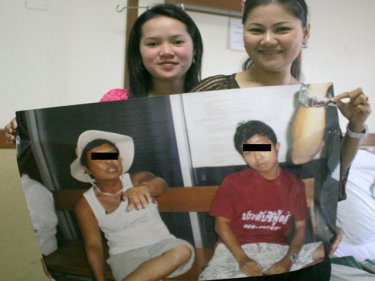 A niece and a sister show a photo they say depicts two of Surin's thugs
