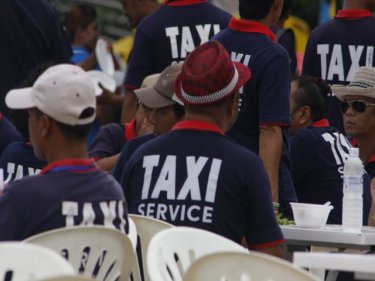 Federation drivers in uniform at a Patong meeting last year