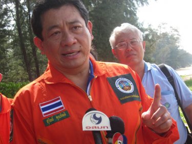 The Minister for National Resources and the Environment, Suwit Khunkitti