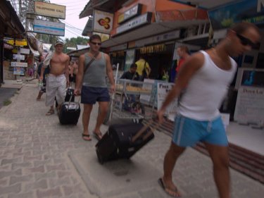 Phi Phi is a beautiful destination where young visitors enjoy the bar culture