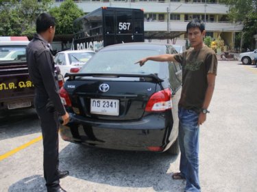 A bullet hole in a hire car, and a Phuket shooting mystery