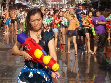 Phuket's  Songkran celebrations start early and finish late in Patong