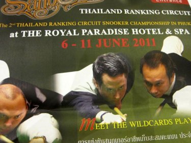 Dates now set for snooker tournament, beach volleyball on Phuket