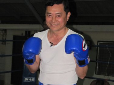 Crime fighter: Phuket's Police Commander Pekad Tantipong shapes up