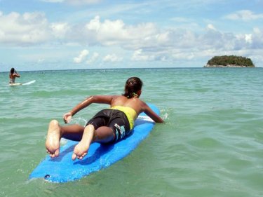 Surfing September: Waiting for waves off Phuket's Kata beach