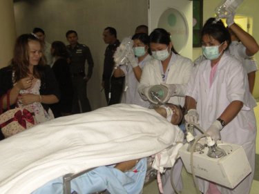 Patong shooting victim Somkid Klongsingkram is in a coma