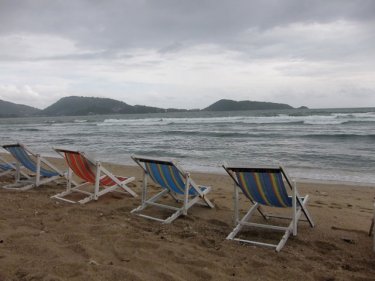 Kalim beach, north of Patong, where the American was staying