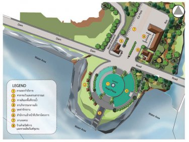 The plan for Bang Wad Dam includes a seminar site and a botanic park