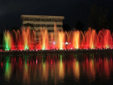 Spectacular colors light the night as Phuket gains a festival fountain