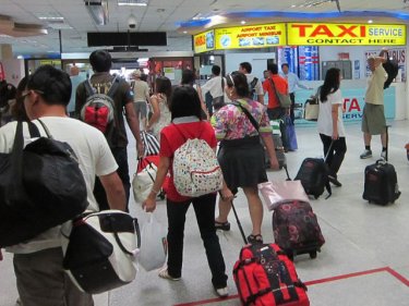 No shortage of Phuket arrivals, with airport renovations underway