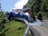 Phuket's Patong Hill Claims a Truck in the Slow Lane