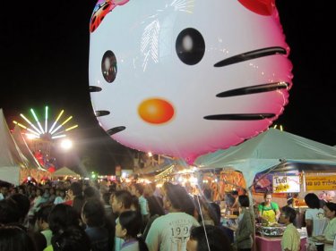 The Red Cross fair at Saphan Hin, Phuket City, nightly until January 8