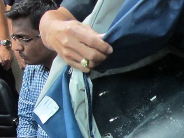 In the bag: Indian drugs mule Sunil Shankar didn't succeed on Phuket