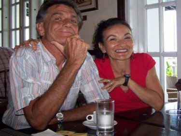 Dr Gerald Goeden with Carmel Brookes on a visit to Penang in 2009