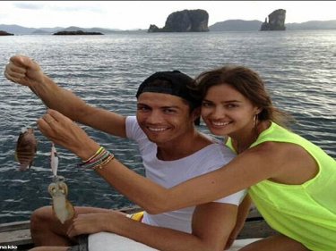 Seriously, Cristiano Ronaldo is enjoying his holiday. Here's proof