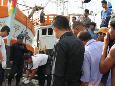 Morte al porto: Phuket polizia sondare un omicidio di pescatori oggi