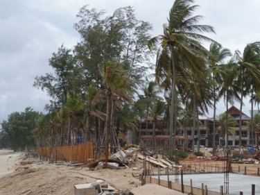 The Bang Tao beach resort being remade now for an April 1 opening