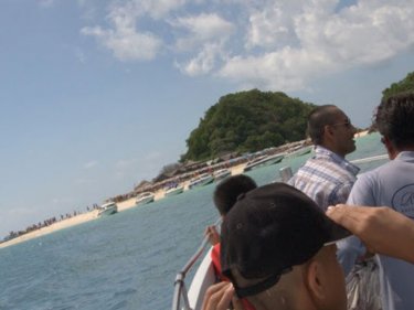 Khai island off Phuket, where more and more tourists venture