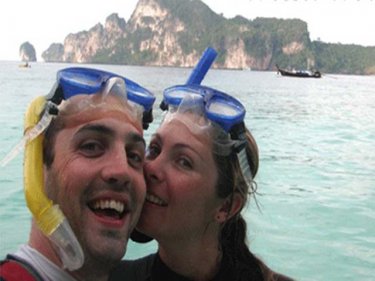 James and Kellie hope they will still be smiling on their Phuket wedding day