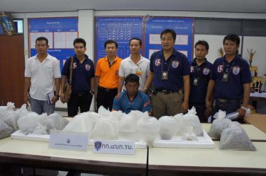 Something fishy: The smuggler is bagged, just like Phuket's coral fish