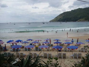 Nai Harn beach, one of many with a fan club on Phuket's coast