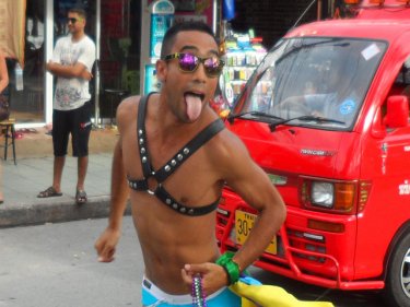 Letting it all hang out at last year's innovative Phuket Pride Week