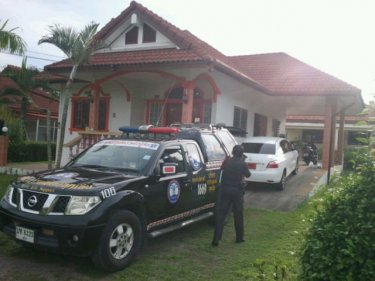 The house where a young Frenchman was found hanged in southern Phuket