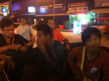 Two 16-year-old gang members are arrested at Patong's Galaxy Bar