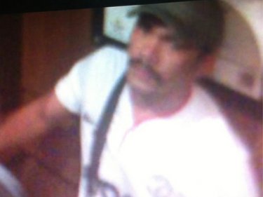 A security camera still of one of the alleged Phuket resort attackers