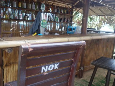 Not quite in the World's Top 50 Beach Bars, but Nok likes it