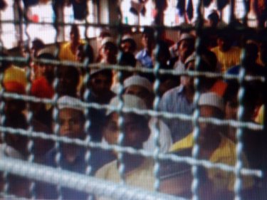 Caged Rohingya overcrowded in cells at Phang Nga Immigration