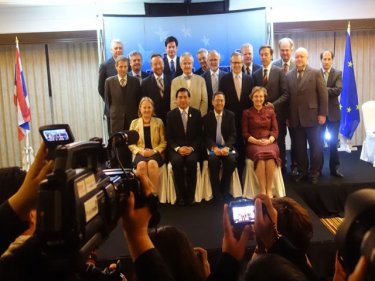 EU Ambassadors with Phuket Governor Maitree Intrusud last week