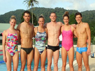 Stars of the Aussie swim team who sharpened up on Phuket